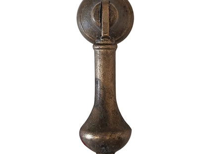 METAL STYLE PENDENTE PER MOBILI IN OTTONE ANTICATO MM18X59