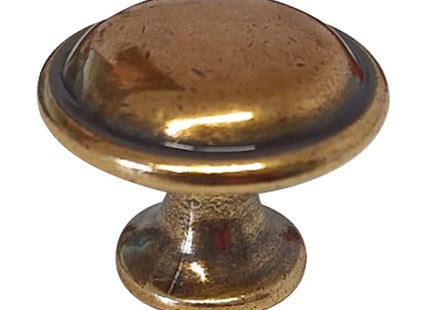 METAL STYLE POMOLO PER MOBILI IN ZAMA ORO DI VALENZA MM30X22 D.MM30