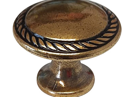 METAL STYLE POMOLO PER MOBILI IN ZAMA ORO DI VALENZA MM30X22 D.MM30