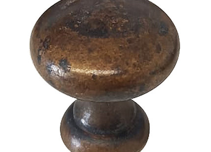 METAL STYLE POMOLO PER MOBILI IN OTTONE ANTICATO MM32X25 D.MM32