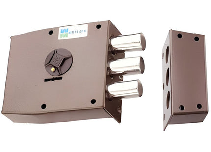 MOTTURA SERRATURA APPLICARE DOPPIA MAPPA LATERALE ENTRATA MM63 SX 20.501