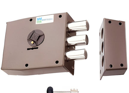 MOTTURA SERRATURA APPLICARE DOPPIA MAPPA LATERALE ENTRATA MM63 SX 20.501