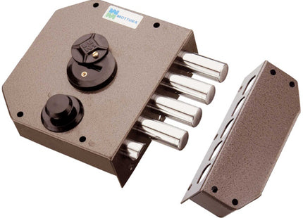 MOTTURA SERRATURA APPLICARE DOPPIA MAPPA LATERALE ENTRATA MM63 DX 20.510