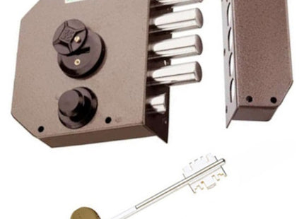 MOTTURA SERRATURA APPLICARE DOPPIA MAPPA LATERALE ENTRATA MM63 DX 20.510