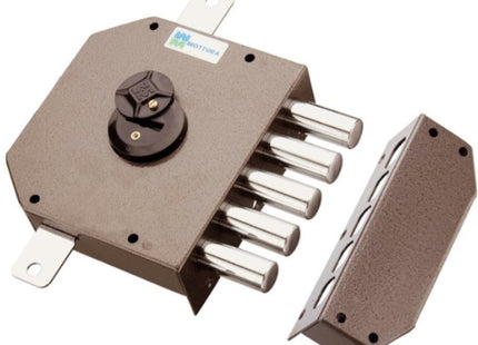 MOTTURA SERRATURA APPLICARE DOPPIA MAPPA TRIPLICE ENTRATA MM63 SX 20.520