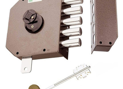 MOTTURA SERRATURA APPLICARE DOPPIA MAPPA TRIPLICE ENTRATA MM63 SX 20.520