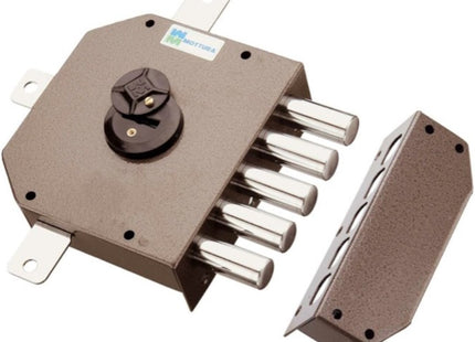 MOTTURA SERRATURA APPLICARE DOPPIA MAPPA QUINTUPLA ENTRATA 63 DX 20.540