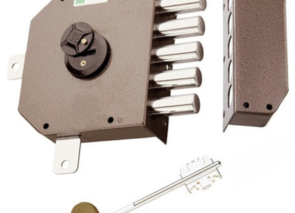 MOTTURA SERRATURA APPLICARE DOPPIA MAPPA QUINTUPLA ENTRATA 63 DX 20.540