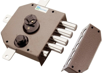 MOTTURA SERRATURA APPLICARE DOPPIA MAPPA QUINTUPLA ENTRATA 63 SX 20.550