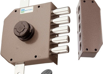 MOTTURA SERRATURA APPLICARE C10 TRIPLICE ENTRATA MM63 ART.30.621 DX