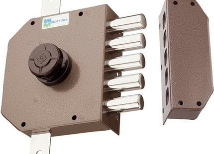 MOTTURA SERRATURA APPLICARE C10 TRIPLICE ENTRATA MM63 ART.30.621 DX