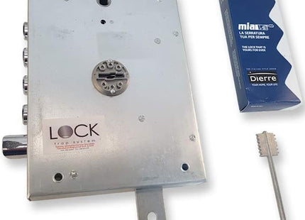 DIERRE SERRATURA APPLICARE TRIPLICE SERIE DOPPIA MAPPA ENTRATA MM70 SX