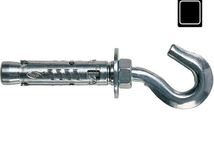 FISCHER  TASSELLI IN ACCIAIO CON GANCIO TA M 6 G K BLISTER PZ2