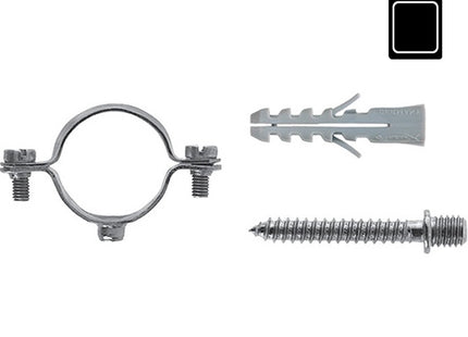 FISCHER BLISTER COLLARI FISSATUBI CON TASSELLI E VITI D.MM13/14 K PZ4