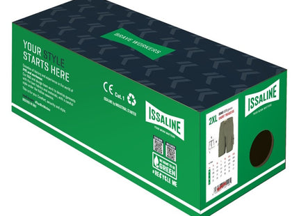 ISSA BERMUDA DA LAVORO RAPTOR MULTITASCHE COLORE VERDE TG.M