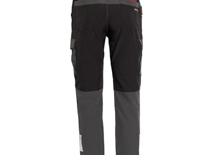 ISSA PANTALONE DA LAVORO WISE TROUSERS COLORE GRIGIO/NERO TG.S