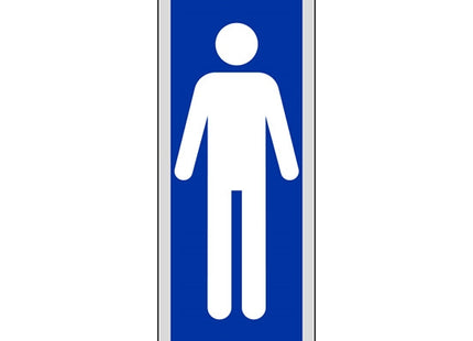 SEGNALE TOILETTE (UOMINI FIG.GRANDE) ADESIVO MM150X 50