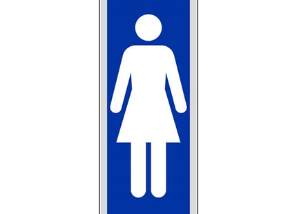 SEGNALE TOILETTE (DONNE FIG.GRANDE) ADESIVO MM150X 50