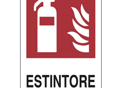 SEGNALE ESTINTORE IN ALLUMINIO MM300X200