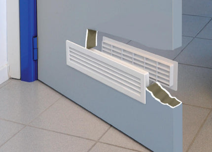 LA VENTILAZIONE GRIGLIA IN ABS DA INCASSO TELESCOPICA MM480X 98 BIANCO