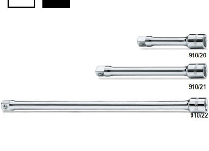 BETA   910/21 PROLUNGA CON ATTACCO QUADRO MASCHIO E FEMMINA 3/8" MM125