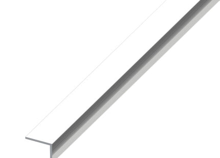 ALFER ANGOLARE LATI DISUGUALI ALLUMINIO ANODIZZATO CROMATO MM20X10X1 MT1