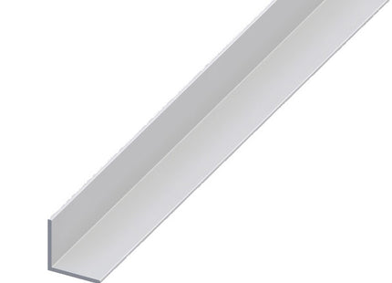 ALFER ANGOLARE LATI UGUALI ALLUMINIO ANODIZZATO ARGENTO MM10X10X1 MT2