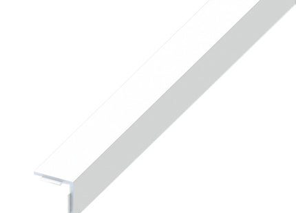 ALFER ANGOLARE LATI UGUALI AUTOADESIVO ALLUMINIO BIANCO MM20X20X1,5 MT1