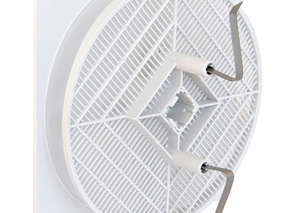 LA VENTILAZIONE GRIGLIA IN ABS ESTETICA CON MOLLE MM166X166 BIANCO