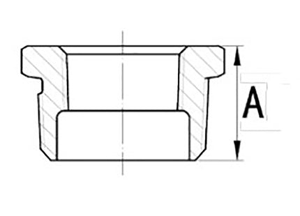 GT COMIS ART1260 RIDUZIONE MASCHIO/FEMMINA IN GHISA 2"X1"1/2