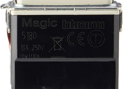 BTICINO MAGIC PRESA BIPASSO 2P+T 10/16A