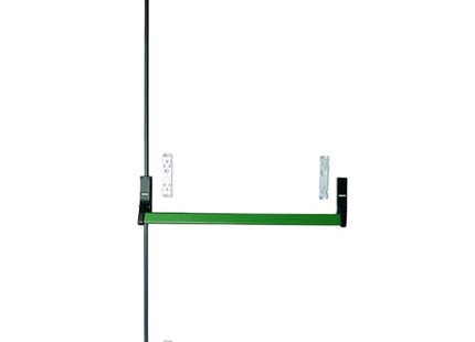 SAVIO MANIGLIONE ANTIPANICO VERTICALE CON BARRA VERDE ART. CIRCEO KH.3