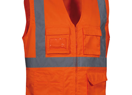 COFRA GILET ALTA VISIBILITA' SEKI COLORE ARANCIO FLUO TG. M*