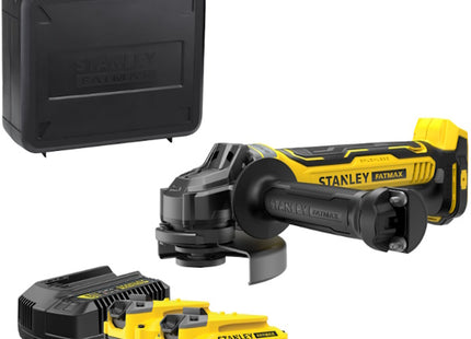 STANLEY SMERIGLIATRICE ANGOLARE A BATTERIA 18V 4,0AH ART. SFMCG700M2K-QW