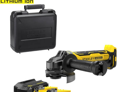 STANLEY SMERIGLIATRICE ANGOLARE A BATTERIA 18V 4,0AH ART. SFMCG700M2K-QW