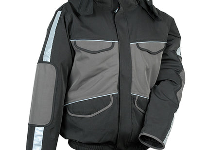 COFRA GIUBBINO IMBOTTITO STRASBOURG COLORE NERO/ANTRACITE TG.62*