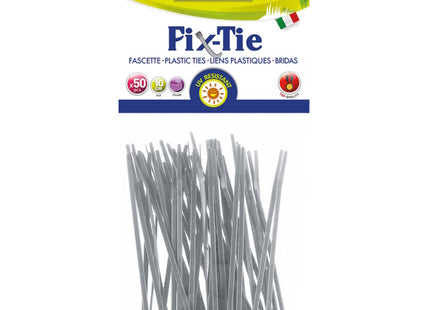 TENAX FASCETTE MULTIUSO ART. FIX-TIE S MM100X2,5 COLORE ARGENTO PZ50