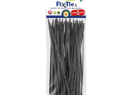 TENAX FASCETTE MULTIUSO ART. FIX-TIE L MM200X4,8 COLORE NERO PZ50
