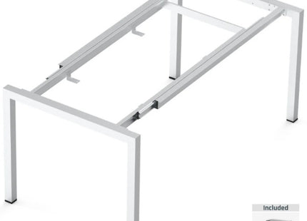 RAM STRUTTURA PER TAVOLI ALLUNGABILE COLORE ALLUMINIO CM90X140