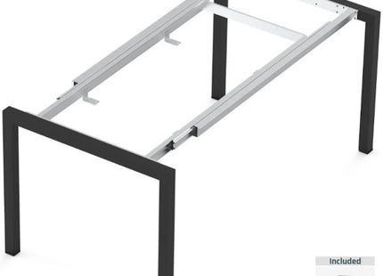 RAM STRUTTURA PER TAVOLI ALLUNGABILE COLORE ALLUMINIO CM90X140