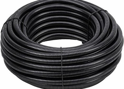 ELETTROCANALI TUBO CORRUGATO IN PVC TC15-3321 MEDIO D.MM25 MT 50 NERO