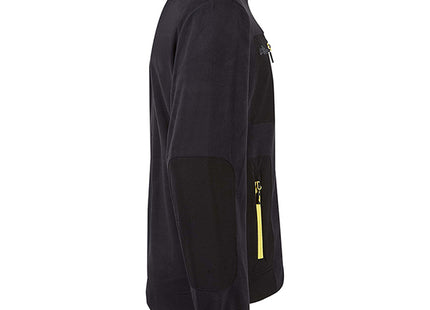 U-POWER FELPA IN PILE CON ZIP VENUS COLORE BLACK CARBON TG.M