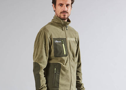 U-POWER FELPA IN PILE CON ZIP VENUS COLORE BURNT OLIVE TG.M