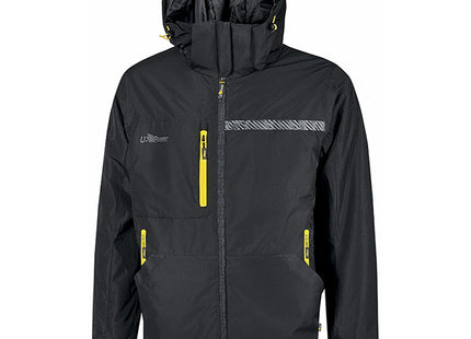 U-POWER GIACCA TECNICA IDROREPELLENTE WINK COLORE BLACK CARBON TG.XL