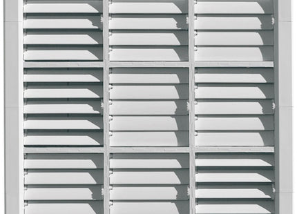 LA VENTILAZIONE GRIGLIA IN ABS DA INCASSO ORIENTABILE MM340X340 BIANCO