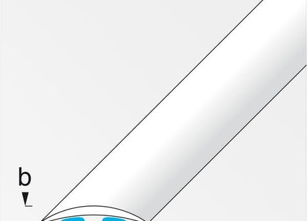 ALFER PROFILO DI RACCORDO AUTOADESIVO ALLUMINIO ARGENTO MM30X5 MT1