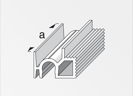 ALFER ACCESSORIO PER MONTAGGIO PROFILI PVC VERDE MM50 CONF.PZ4