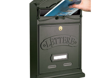 ALUBOX CASSETTA POSTALE MOD. LETTERE COLORE RUGGINE