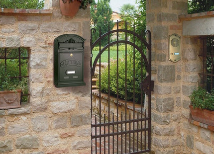 ALUBOX CASSETTA POSTALE MOD. LETTERE COLORE RUGGINE