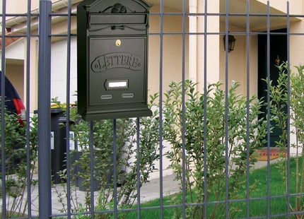 ALUBOX CASSETTA POSTALE MOD. LETTERE COLORE RUGGINE